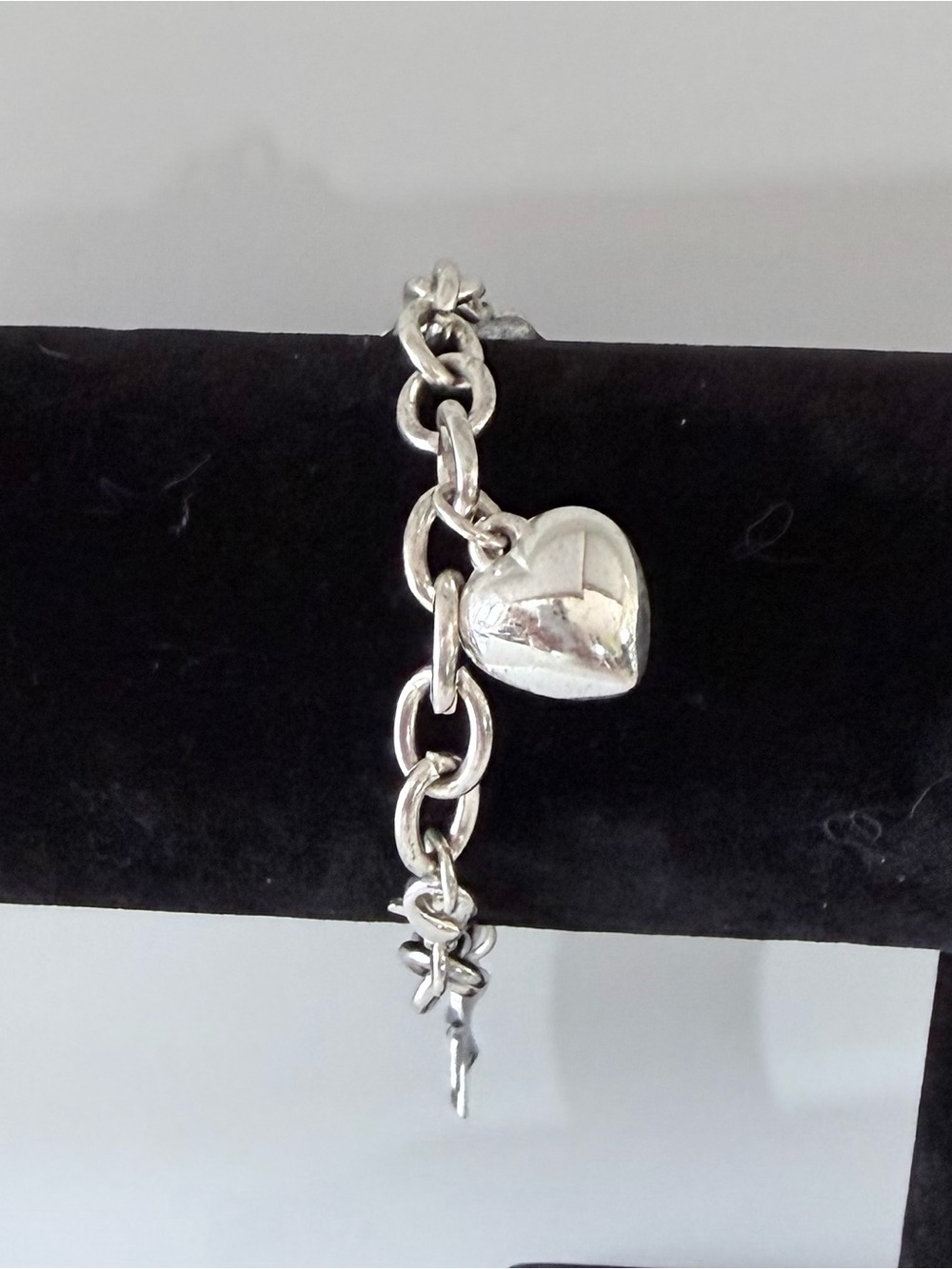 Chunky Guardian Angel Dangle Charm Bracelet, 8" - Picture 4 of 14
